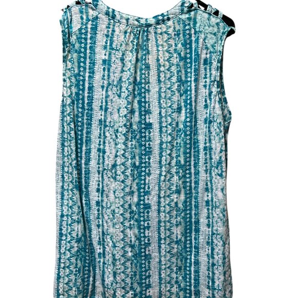George Women’s Blue Green Tank Top Blouse - Size XXL - Picture 3 of 3